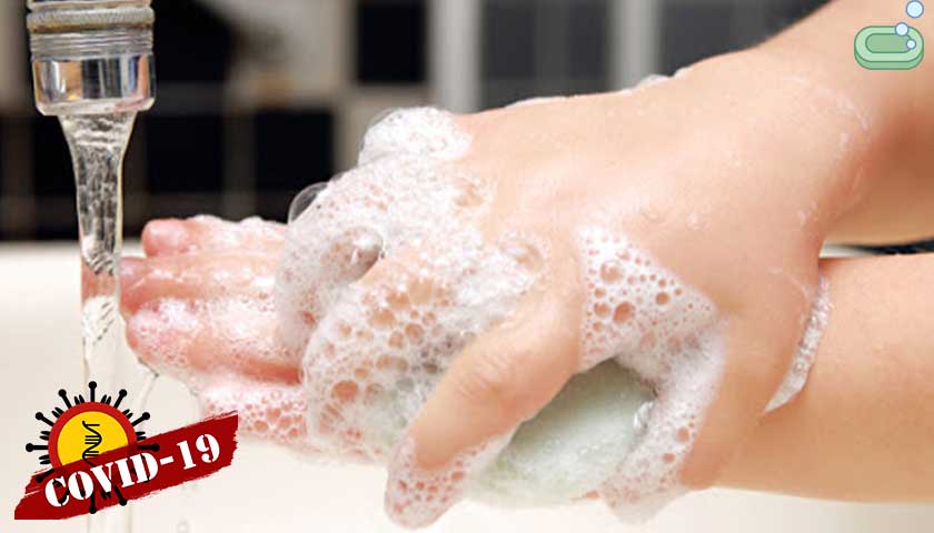 covid-19, el temizliği sabun